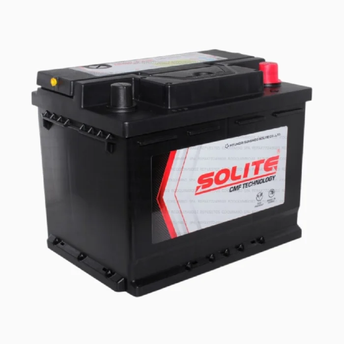 BATERÍA SOLITE 55 AH 480 CCA 55559 C/PEST +IZQ B/GRUESO - Imagen 1