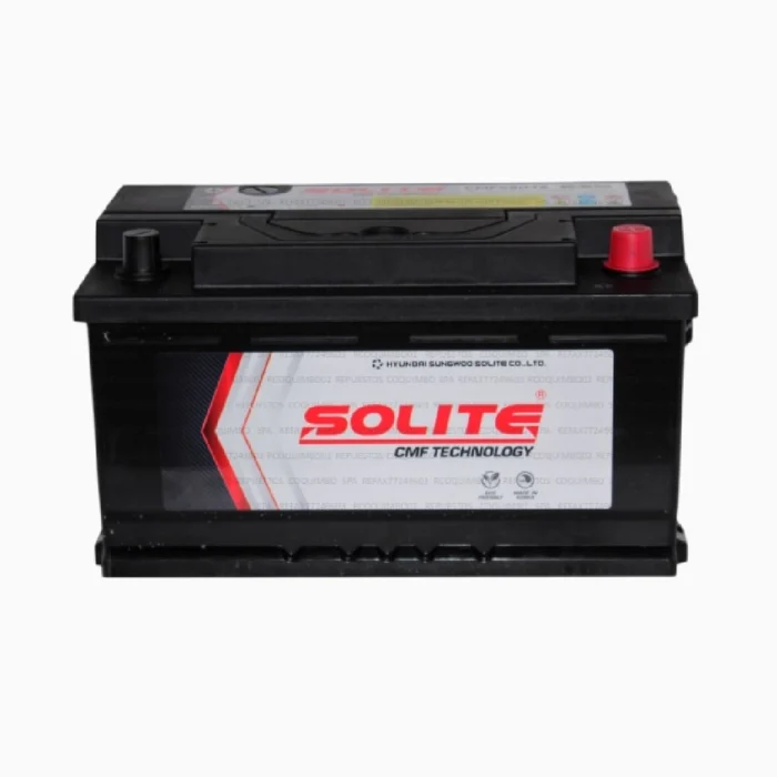 BATERÍA SOLITE 80 AH 700 CCA 58014 C/PEST +IZQ B/STD - Imagen 3